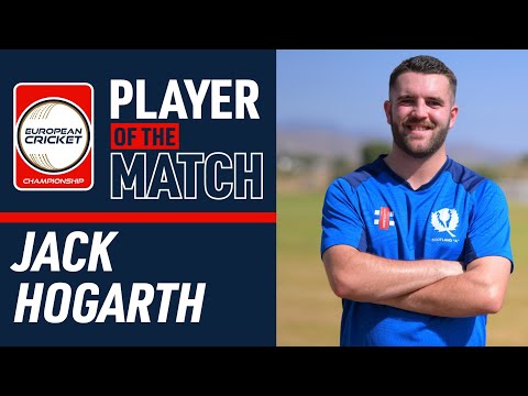 POTM J.Hogarth: Group A, Match 1 - SCO-XI vs FRA | ECC 2024 | 3 Oct 2024 | ECC24.048