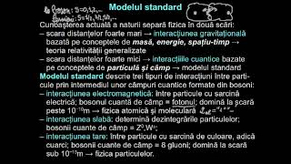 Modelul standard. Particule elementare.