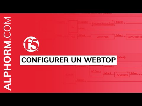 Comment configurer un Webtop sous F5 BIG IP APM Vidéo Tuto