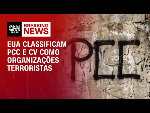 Mapa de influência das facções criminosas