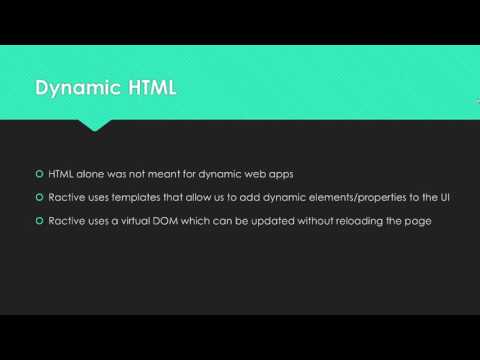 Getting Started With Ractive Intro on Ractive