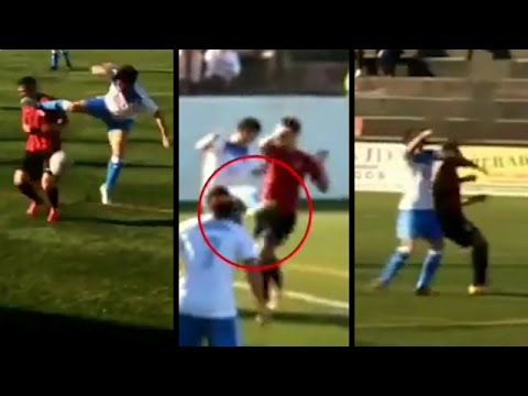 The most violent Football team : Shocking video shows Portuguese team whose litany of karate kicks