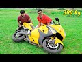 Can We Lift Fallen Suzuki Hayabusa 300Kg Superbike Very Heavy