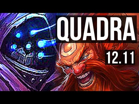 JAX vs GRAGAS (TOP) | 2.7M mastery, Quadra, 8/1/5, 1200+ games | KR Grandmaster | 12.11