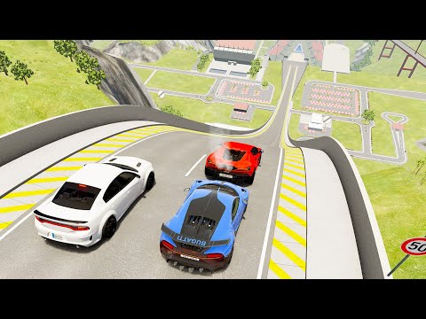 Big Ramp Jumps with Expensive Cars 1 Hour Compilation - BeamNG Drive Crashes #beamng #beamngcrashes