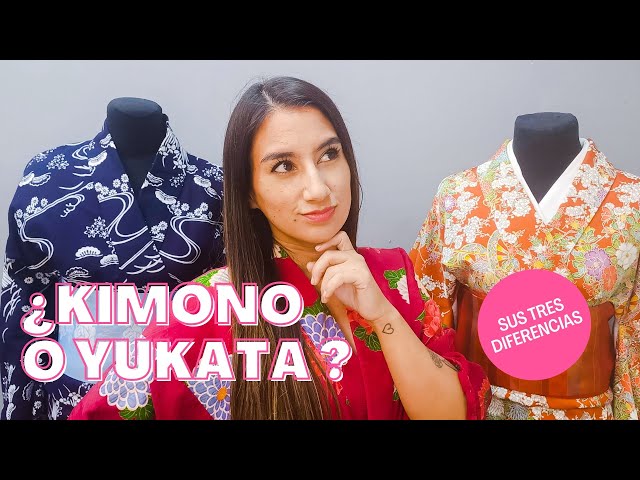 Vídeo relacionado con CRFASIBE 5 Piezas Kimono Mujer, Kimono con Estampado Floral, Japonesa Geisha Yukata Disfraz con Accesorios, Conjunto de Disfraces para Cosplay Carnevale(Rosa Rojo)