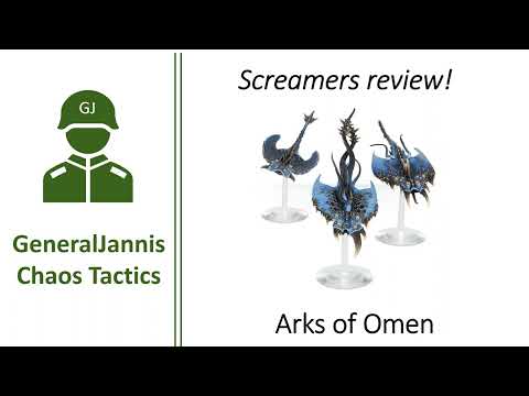 Screamers Daemons of Tzeentch review  - GeneralJannis - WH40k Arks of Omen