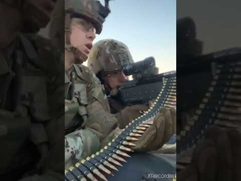 "instrucción de ametralladora, que sonido tan hermoso🇺🇸
