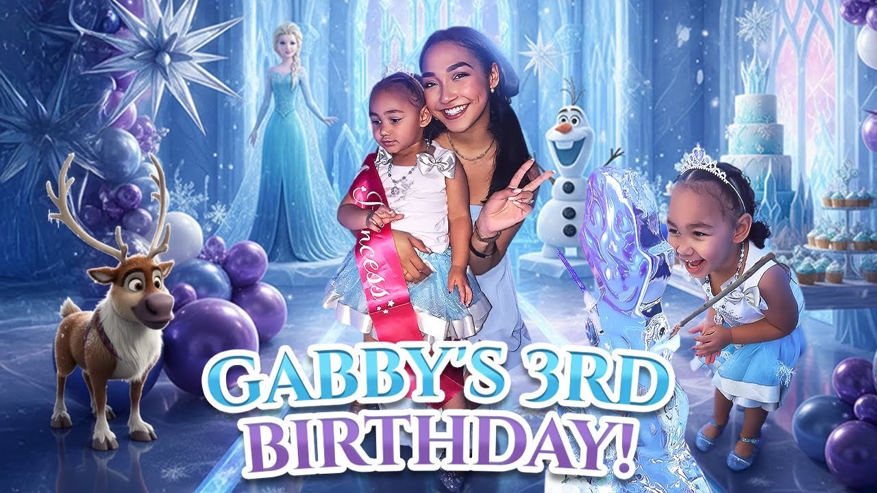 Disney Frozen Birthday Party | Gabby’s Turns 3!