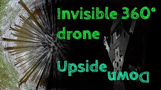 Invisible 360 FPV Drone - Upside Down in the coniferous forest - Insta360 One R