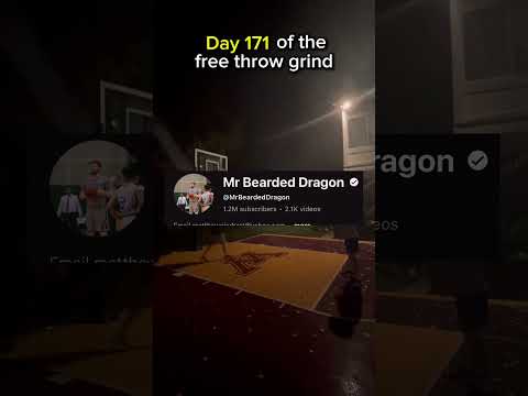 Day 171 of the free throw grind #keepupthegrind @timberwolves @Jesser @Hennen_Workouts