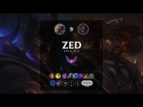 Zed Mid vs Lucian - EUW Master Patch 12.8