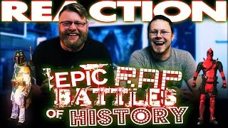 Epic Rap Battles of History Deadpool vs Boba Fett REACTION!!