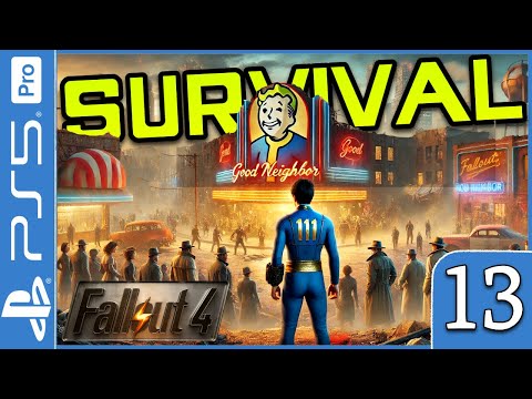 FALLOUT 4 (PS5 Pro) - Survival Mode PART 13: Good Neighbor (4K 60FPS)