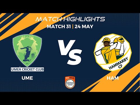 Match 31 - UME vs HAM | Highlights | FanCode ECS Stockholm, Sweden Day 8 | ECS22.223