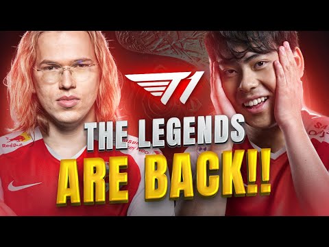 ana + Topson join T1 - the Legends are back !!