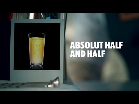 ABSOLUT HALF AND HALF DRINK RECIPE - HOW TO MIX