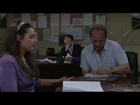 Georgeus Kelsey Beth Crossley in Purple from Emmerdale