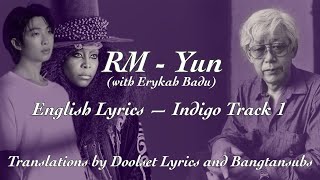 Download lagu RM - Yun (with Erykah Badu) | Eng Lyrics | Indigo Track 1 mp3