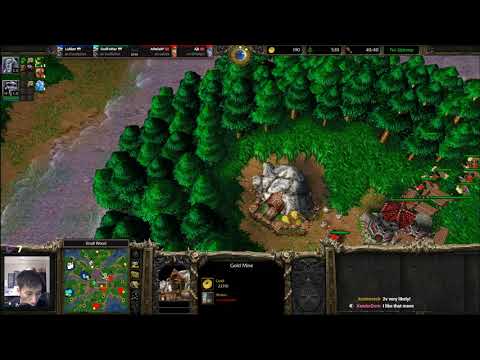 Lubber (UD) GodFather (UD) vs Ajk (NE) AtheistP (HU) - WarCraft 3 - 2v2 - War3Lovers Div 2 - WC2845