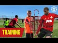 Training | Pogba and Bruno practice free kicks together  👀 | Manchester United