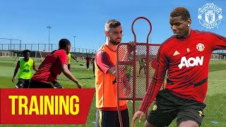 Training  Pogba and Bruno practice free kicks toge