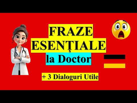 German at the DOCTOR - the most useful PHRASES + 3 dialogues