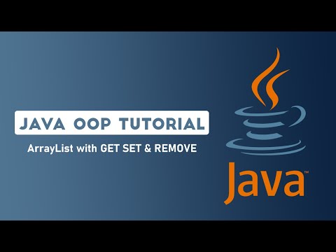 Java Oop Arraylist In Add Set Get And Remove