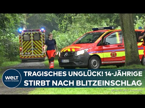 DELMENHORST: Traurige Nachricht! 14-jähriges Mädchen stirbt nach Unwetter durch Blitzeinschlag