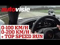 Porsche Taycan Turbo S: 0-100 km/h, 0-200 km/h & top speed Autobahn run | Autovisie