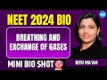 Breathing Exchange Of Gases Class 11 Bio Mini Shot NEET 2024 Biology Ritu Rattewal