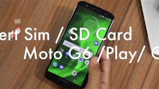 Download lagu How to Insert SIM and SD card in Moto G6/ Play and G6  mp3