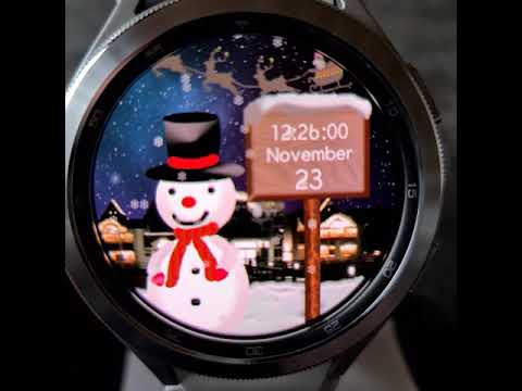 TSD18 Snowman Watch Face
