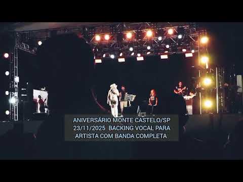 Maria Oliveira - Show Aniver de Monte Castelo/SP 11/2025 Banda Completa com backing vocal especial 