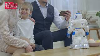Vardem Uzaktan Kumandalı İnteraktif Şarjlı Eğitici, Eğlendirici Akıllı Büyük Robot