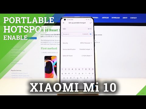 How to Activate Portable Hotspot in Xiaomi Mi 10 – Network Sharing