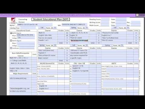 Sample Csu General Education Plan