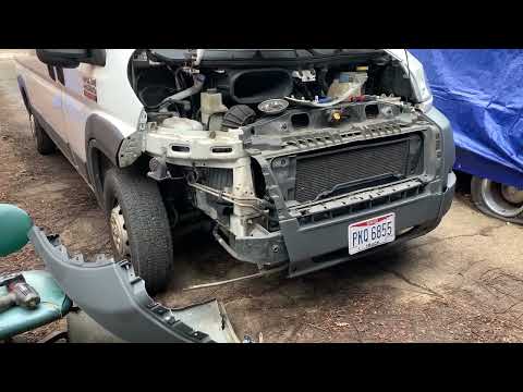 2014 Ram Promaster Bumper Replacement