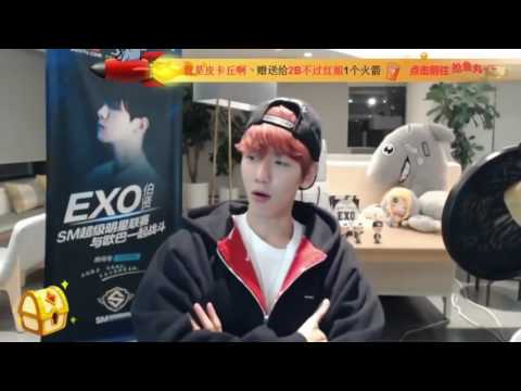 161122 EXO Baekhyun 백현 trying speak chinese @ 2016 SM Super Celeb League Mildred ReMasterson