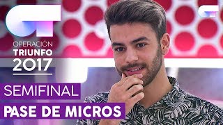 WHERE HAVE YOU BEEN - Agoney | Primer pase de micros para la SEMIFINAL | OT 2017