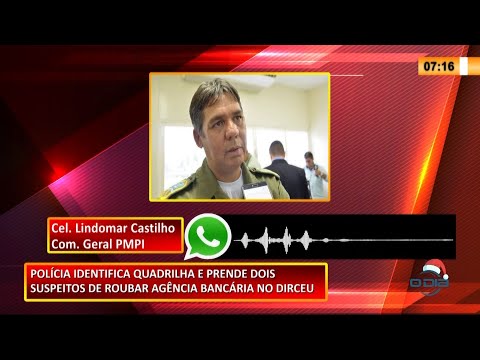 Polícia identifica quadrilha e prende dois suspeitos de roubo í  Caixa Econí´mica no Dirceu 15 12 2
