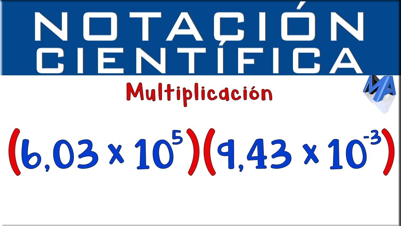 Notación Científica Multiplicación | Ejemplo 1