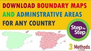 How to Download Boundary Maps and Administrative Areas | Districts | Cities | Fr