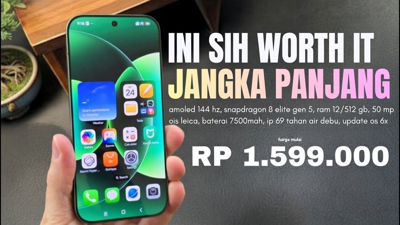 BUAT 5 TAHUN KEDEPAN‼️RAM 12/512GB, 7500MAH - HP SPEK DEWA JANGKA PANJANG PALING WORTH IT AWAL 2026