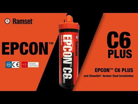 How to Install ChemSet™ Anchor Stud with Ramset™ EPCON™ C6 PLUS