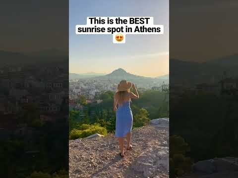 BEST sunrise spot in Athens! Aeropagus Hill π