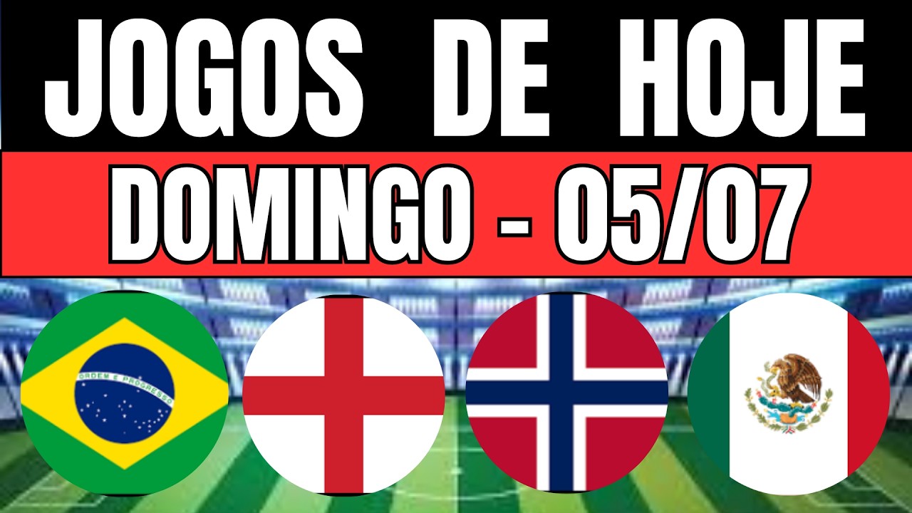 JOGOS DE HOJE | COPA DO MUNDO 2026 | DOMINGO 05/07/2026 | ONDE ASSISTIR E HORÁRIO DO JOGO 