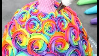5 AMAZING Barbie Dress CAKES Tutorial | Cake Decorating  Ideas COMPILATION