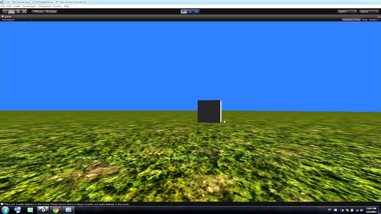 Unity Tutorial 4: Basic Scripting: Transform (2 / 2)