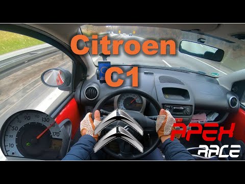 🚗 Citroën C1 1.0i | POV | Top Speed not German Autobahn | 4K